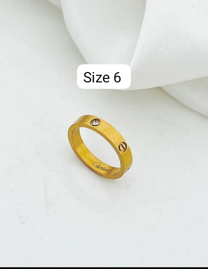 Stainless steel tarnish free high quality rings 