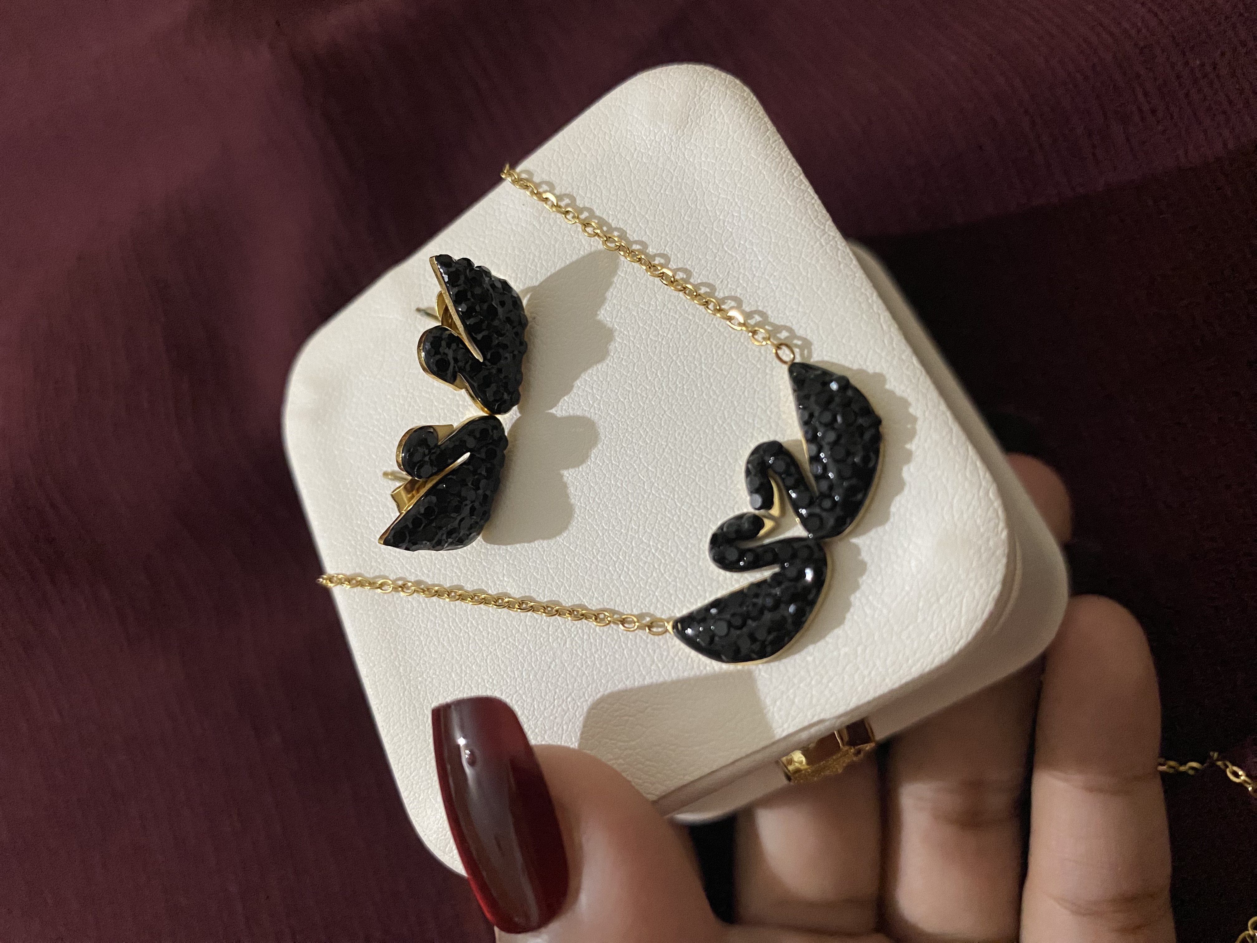 Stainless steel 🦢swan set 