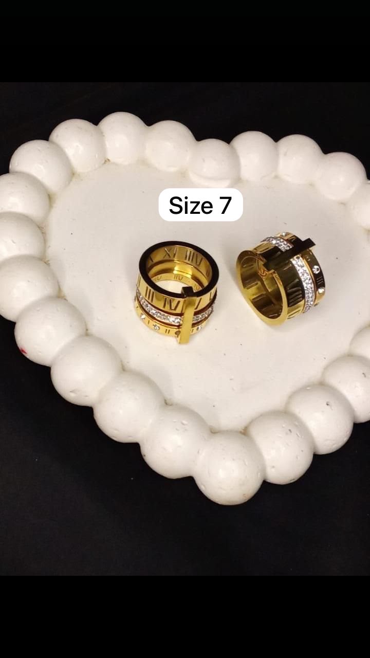 3 in 1 rings high quality stainless steel