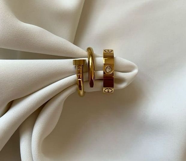 Stainless steel tarnish free high quality rings 