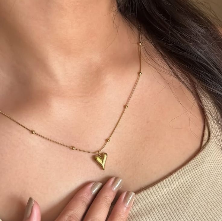 Stainless steel heart shape pendent 